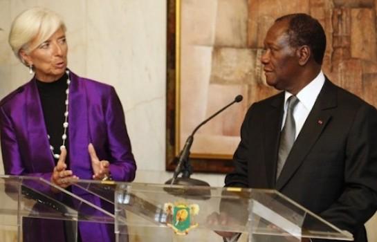 Ouattara et lagarde